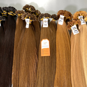 100% vierge cuticule alignée Remy Extension de cheveux kératine V-Tip cheveux naturels pas d'enchevêtrement pas de perte - Product Image 6