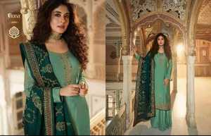 Nouvelle collection de costumes Ameena Salwar Kameez avec broderies, Salwar Kameez pakistanais pour la vente à l'exportation - Product Image 5