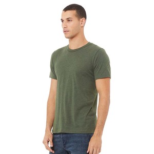 T-shirt col rond 100 % coton personnalisé en gros avec impression numérique par transfert et logo de marque sur mesure - Product Image 6