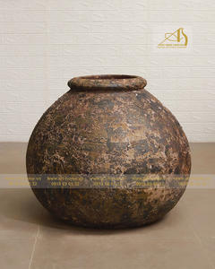 Pot en céramique océanique OC055H50RU Décor de pot de plantes d'extérieur antirouille pour le jardin et créer des mini paysages. - Product Image 1