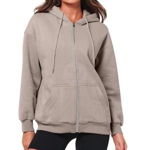 Sudadera con Capucha de Forro Polar para Mujer, Talla Grande, Color Rosa, Manga Larga, con Logotipo Personalizado en la Parte Delantera, Venta al Por Mayor, para Fitness - Product Image 4
