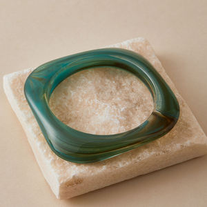 Pulsera de Acrílico Estilo Resina para Mujer, Regalo, Uso Diario, Vacaciones, Múltiples Combinaciones de Colores, Artesanía en Resina - Product Image 6
