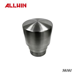 Sistema de Barandillas Modernas de Acero Inoxidable con Acabado Satinado y Collarín Perpendicular para Escaleras de Hospitales, Villas, Hoteles y Centros Comerciales - Product Image 6