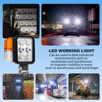 Auxiliaire LED Position Lumière Clignotant Lampe Travail Lumière Chariot Élévateur Ingénierie Véhicule Ferme Machine Équipement Lourd 18W
