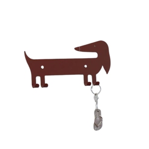 Porte-clés mural en métal en forme d'animal créatif, support pour laisse de chien, serviette et manteau, vente en gros - Product Image 1