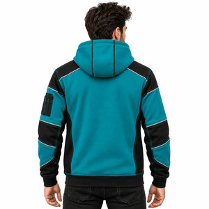 Sudadera con Capucha Reflectante de Alta Visibilidad, Ropa de Trabajo de Seguridad para Construcción, Carreteras, Trabajadores Industriales y al Aire Libre, Ropa de Seguridad Duradera y Cálida - Product Image 3
