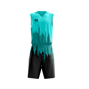 Uniforme de Baloncesto Sublimado Personalizado, 100% Poliéster, Uniforme de Baloncesto Profesional - Product Image 3
