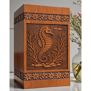 Custom Engraved Wooden Resin Urn <b>Box</b>: <b>Pet</b>/Human <b>Memorial</b> Keepsake urn <b>Memorial</b> Keepsake by AYAANS - Product Image 2