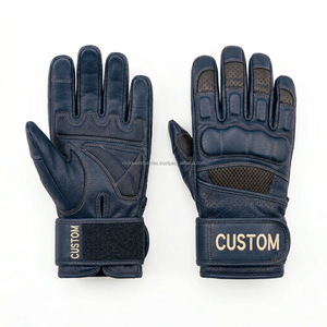 Professional Gym Workout Leather <b>Gloves</b> OEM Custom Logo <b>Weight</b> Lifting Padded Wrist Support Fitness <b>Gloves</b> - Product Image 1