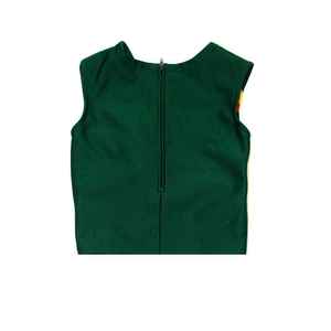 ชุดเชียร์ลีดเดอร์แบบสองชิ้นสำหรับผู้หญิง ประกอบด้วยเสื้อและกระโปรง เหมาะสำหรับการแสดงท่ารำและการสวมใส่ในงานอีเว้นท์ - Product Image 4