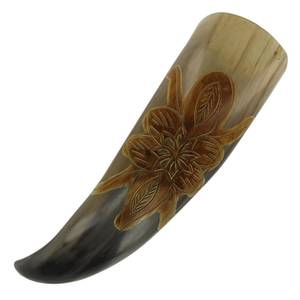 Juego de Bebidas Decorativo Ecológico de Cuerno de Búfalo Natural Vikingo, Elegante Juego de Cerveza Religioso de 2 Piezas con Soporte de Hierro, Hecho a Mano con un Toque de Amor - Product Image 4