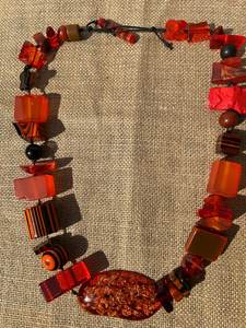 <b>Resin</b> Necklace Beads Necklace for Ladies Jewelry Fashion Jewelry Necklaces Collectible Cast Beads Modern <b>Resin</b> <b>craft</b> - Product Image 5