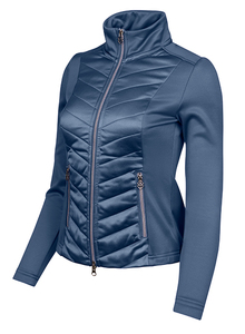 Chaqueta Ecuestre para Dama de Último Diseño, Colores Personalizados, Azul, Acolchada, Nailon, Spandex, Poliéster, Tejido Elástico en 4 Direcciones, Alta Calidad - Product Image 5