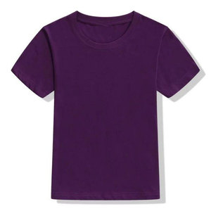 Camiseta de Manga Corta con Cuello Redondo para Hombre, Color Rojo Sólido, Informal, Tejido de Punto, 100% Algodón, Corte Regular, Teñido Liso - Product Image 5