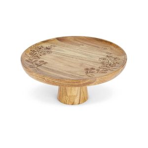 Support à gâteau en bois finition lisse Lavie Creations, présentoir à desserts écologique, lavage à la main uniquement, pour mariages, décoration intérieure, achat en gros, Inde - Product Image 1