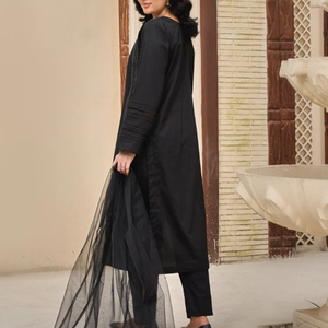 Costume en coton avec dupatta, nouvelle arrivée, sur mesure, designer pakistanais 2026, robe pour femme en 3 pièces - Product Image 4