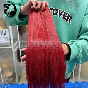 Vietnamese Remy <b>Body</b> Wave Bulk Human <b>Hair</b> 100g High Quality Hali <b>Hair</b> Extensions All Colors Dyed <b>Bleaching</b> Permed Single Drawn - Product Image 1