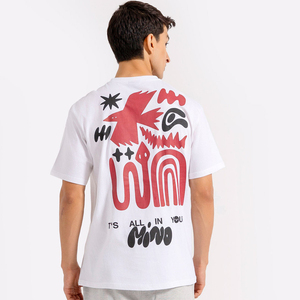เสื้อยืดทรงบ็อกซ์แบบครอปพิเศษสำหรับผู้ชาย เสื้อยืดลายกราฟิกสตรีทแวร์ดีไซน์เนอร์ เสื้อยืดโอเวอร์ไซส์ผ้าฝ้าย 100% หนานุ่มสำหรับผู้ชาย - Product Image 6