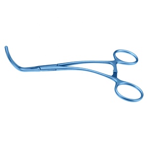 Abrazadera de Aorta para bebé Subramanian, mandíbulas atléticas de obakey, vástago curvo de titanio de 6,25 pulgadas (16cm) - Product Image 1