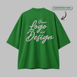 Fabricant de vêtements sur mesure, t-shirt pour homme, impression DTG, t-shirt graphique, t-shirt uni, poids lourd, 100% coton, t-shirt surdimensionné - Product Image 5
