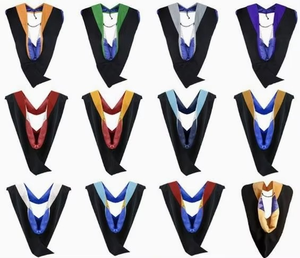 ผ้าพันคอสำเร็จการศึกษาแบบคอวี สีพื้น สำหรับทุกเพศ  ป้องกันขนร่วง  สามารถปรับแต่งได้  ผ้าทอเรียบ  สำหรับพิธีสำเร็จการศึกษา  ร้องเพลงประสานเสียง - Product Image 1