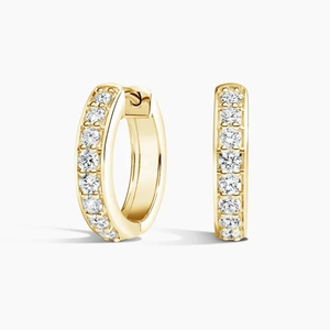 Boucles d'oreilles clous en diamant de laboratoire taille brillant rond pour femme, couleur D, certifiées IGI, classiques pour le quotidien - Product Image 1