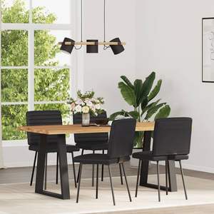 Juego de 4 Sillas de Comedor Negras - Product Image 2