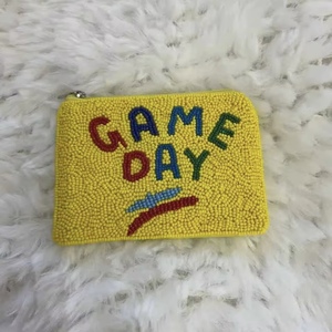 New Beaded <b>Embroidery</b> new -shaped Pouches SUMMER Coin Bags Zipper Women Girls Export Quality Purse Handcrafted Desig - Product Image 6