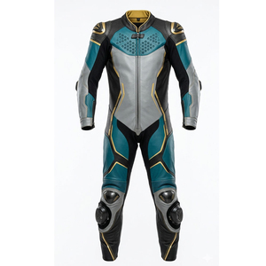 Traje de Motociclismo Profesional Personalizado para Hombre, Traje de Motocross de Cuero, Equipo de Protección para Motociclistas - Product Image 1