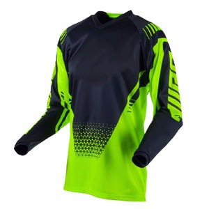 Camiseta de Motocross para Hombre, Nueva, al por Mayor, con Logotipo Personalizado, Bordado 3D en Cuero, Protección UV, Manga Larga, Ropa de Moda - Product Image 1