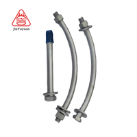 Ancre ovale en fer galvanisé haute résistance, durable, résistante à l'eau et anti-corrosion pour la construction et l'usage industriel