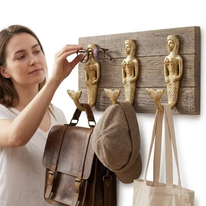 Beads Art Handmade Metal Angel <b>Hook</b> Vintage Adjustable Eco-Friendly Waterproof Novelty Wall Hanger Single <b>Hook</b> Decorative - Product Image 1