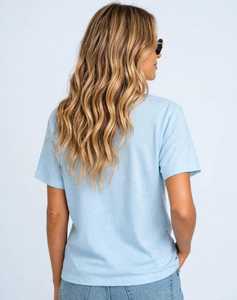 เสื้อยืดผู้หญิงฤดูร้อน สีกรมท่า ผ้าฝ้ายนุ่ม สวมใส่สบาย แขนสั้น ระบายอากาศได้ดี คุณภาพสูง ปรับแต่งโลโก้ได้ คอกลม น้ำหนัก 180 กรัม แฟชั่น - Product Image 2