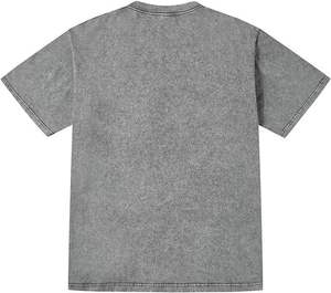 T-shirts imprimés délavés à l'acide en gros, style vintage oversize, avec logo personnalisé, en coton, vêtements streetwear pour hommes - Product Image 2