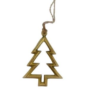 Industrial Metal <b>Christmas</b> Hanging Ornament Modern Decorative Holiday <b>Tree</b> Accent For Contemporary Home Decoration - Product Image 5