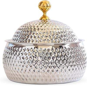 Premium High Quality Round Shape Stainless Steel Shiny Polish Silver Casserole <b>Table</b> -Ware <b>Low</b> Price logo Accept, Western - Product Image 3