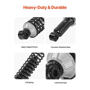 2 Pezzi Ammortizzatori Posteriori con Molla Elicoidale Compatibili con Chevrolet Suburban 1500 2000-2006 - Product Image 4