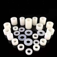 En stock entretoise en nylon plastique ABS POM cylindrique creuse blanche noire de haute qualité