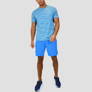 Hot Selling OEM Fantastic Quality Gym Sports Compression O-Neck <b>Tshirt</b> Men Breathable Quick-Dry Fabric T-Shirts - Product Image 3