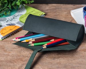 Genuine Leather Reading <b>Glasses</b> <b>Case</b> <b>Slim</b> Fit Eyewear Protector Manufacturer Direct Export LGC-0042 - Product Image 5