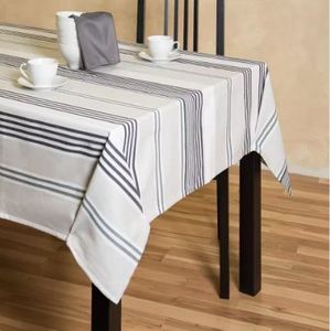 Classic Solid Color <b>Table</b> Cloth Modern <b>Dining</b> <b>Table</b> <b>Cover</b> Striped Design <b>Table</b> Cloth Stylish <b>Dining</b> <b>Table</b> <b>Cover</b> - Product Image 5