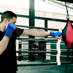 Vendas de boxeo de estilo único personalizadas, vendas de boxeo de color sólido en stock, vendas de boxeo de secado rápido. - Product Image 6