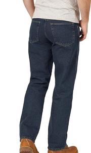 <b>High</b> Quality Custom <b>Men's</b> Denim <b>Jeans</b> Pants Breathable Casual Style Straight Design Light Wash Mid-<b>Waist</b> Plus Size Outdoor Wear - Product Image 3