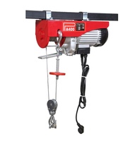 Nouvelle treuil électrique portable à câble métallique 250 kg pour usage domestique 230 V monophasé mini treuil à câble