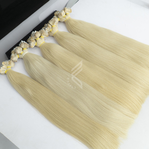 Cinta Rubia de alta densidad en extensiones de cabello humano (color ombre) Cabello de donante único vietnamita crudo - Product Image 1