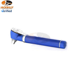 Otoscope à fibre optique en acier inoxydable bleu, format de poche, qualité supérieure, durable, léger, diagnostic médical MOL - Product Image 6