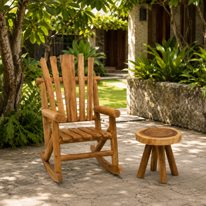 Fabricant de chaises à bascule en teck, sièges en bois massif, OEM ODM, vente en gros, meubles sur mesure pour importateurs, distributeurs, acheteurs de marques - Product Image 1