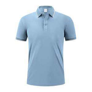 Camiseta de Manga Corta para Hombre, Tejida, de Alta Calidad, Secado Rápido, Marca Personalizada, Color Sólido, Estilo Inglés, Corte Holgado, Talla Grande, 100% Algodón - Product Image 1