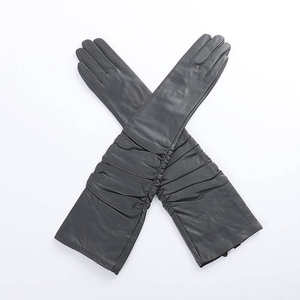 Gants de conduite décontractés pour femmes, élégants, en cuir, pour l'hiver, chauds, confortables, compatibles avec les écrans tactiles, fabriqués en usine - Product Image 5