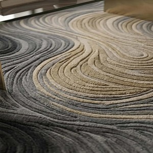 Abstract Wave Pattern Gray Plush Area Rug Modern Tufted Rectangle Non-Slip Woolen Carpet Living Room Bedroom Floor Decor Home - Product Image 5